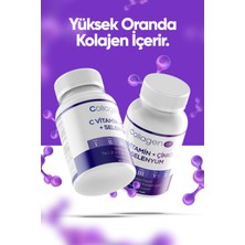 Collagen Life 5 Tip Kolajen Tip 1, Tip 2, Tip 3, Tip 5, Tip 10 ( Selenyum , C Vitamini ve Çinko ) 2 Li