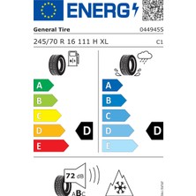 General 245/70 R16 111H Xl Grabber At3 Suv 4 Mevsim Lastiği (Üretim Yılı: 2023)