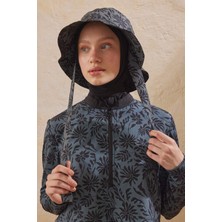 Manuka Bağlamalı Bucket Şapka Floral-Yeşil