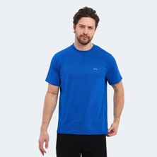 Slazenger OSWIN Erkek Tişört Saks Mavi