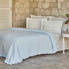 Karaca Home Roanne Çift Kişilik Nakışlı Nish Set Mavi