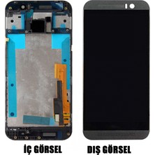 Htc One M9 Uyumlu Lcd+Dokunmatik+Çıtalı Siyah