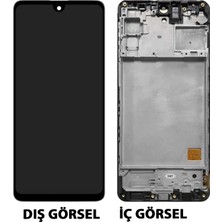 Teknonet Samsung Galaxy M31S Uyumlu Oled Lcd+Dokunmatik+Çıtalı (Siyah) NT-105552