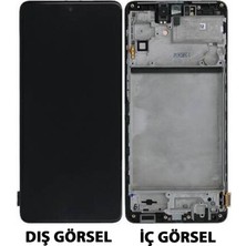 Teknonet Samsung Galaxy M51 Uyumlu Gölgeli Lcd+Dokunmatik+Çıtalı