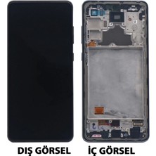 Teknonet Samsung Galaxy A72 Uyumlu Gölgeli Lcd+Dokunmatik+Çıtalı (Çeşitli Renk) NT-105621