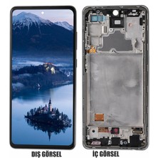 Samsung Teknonet Samsung Galaxy A72 Uyumlu Org Lcd+Dokunmatik+Çıtalı