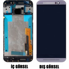 Htc One M9 Uyumlu Lcd+Dokunmatik+Çıtalı Siyah