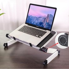 Upway Ayarlanabilir Katlanabilir Dizüstü Bilgisayar Masası Soğutucu Fanlı Macbook Stand