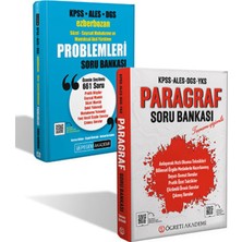 Pegem Akademi Yayıncılık 2024 KPSS ALES DGS Ezberbozan Sözel - Sayısal Muhakeme ve Mantıksal Akıl Yürütme Problemleri Soru Bankası - Paragraf Soru Bankası 2'li Set