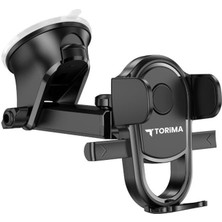 Torima Siyah JX-038 Car Holder Araç Içi Katlanabilir Telefon Tutucu