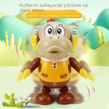 Janjonstar Elektrikli Sallanan Maymun Hafif Müzik Dans Robot Çizgi Film Bebek Çocuk Oyuncak (Yurt Dışından)