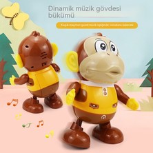 Janjonstar Elektrikli Sallanan Maymun Hafif Müzik Dans Robot Çizgi Film Bebek Çocuk Oyuncak (Yurt Dışından)