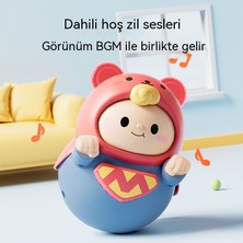 Janjonstar Bebekler ve Küçük Çocuklar 6 Aylık Superman Tumbler Oyuncak Çocuk Yatıştırıcı Çıngırak Dengeleme Domuzcuk 0-3 Yaşında Bebek Hediyesi (Yurt Dışından)