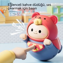 Janjonstar Bebekler ve Küçük Çocuklar 6 Aylık Superman Tumbler Oyuncak Çocuk Yatıştırıcı Çıngırak Dengeleme Domuzcuk 0-3 Yaşında Bebek Hediyesi (Yurt Dışından)