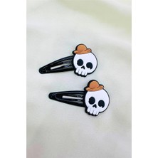 Petek Aksesuar Halloween Cadılar Bayramı Çıtçıt Saç Tokası 2 Adet