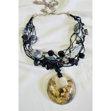 Petek Aksesuar Tasarım Etnik Kemik Kolye Kolye