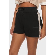 Guess Britney Pamuklu Relaxed Fit Cepli Short V3GD13KB3P2 Bayan Short V3GD13 KB3P2 Jblk