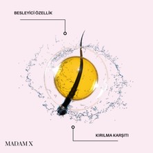 Madam x Mucizevi Saç Güzelleştirici Krem 300 ml - Keratinli Saç Kremi Durulama Gerektirmez