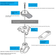 Sagrado Bisiklet Motosiklet Şok Cep Telefonu Braketi Şok Emme Sürme Titreşim Sönümleyici (Yurt Dışından)