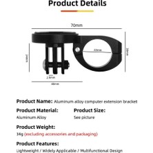 Sagrado Garmin, Wahoo, Cateye ve Bryton Için Ayarlanabilir Bilgisayar Montajlı Bisiklet Genişletilmiş Montaj Montajı (Yurt Dışından)