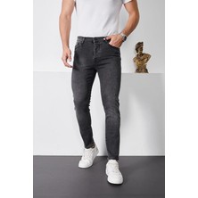 Denim Loni Enerjin Denim Slim Fit Füme Erkek Jean PANTOLON-6522