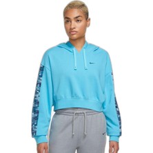 Nike Dri Fit Get Fit Hoodie Pro Oversize Kesim Kadın Spor Sweatshirt