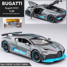 Ruiwen Yeni Audi Bugatti Alaşım Araba Modeli Çocuk Ses Simülasyonu Araba Modeli (Yurt Dışından)