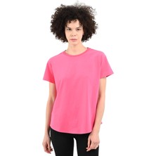 Sportive Icona2 Kadın Pembe Günlük Stil T-Shirt 24YKTL18D20-PMB