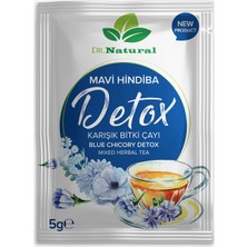 Dr. Natural Mavi Hindiba Detox Karışık Bitki Çayı 30 Şase Mavihindiba Detoks Tozu (3 Adet)