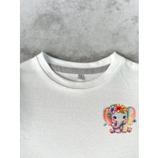 Dgk Collection Lacose Kız Çocuk Elbise Baskılı %100 Cotton Pike
