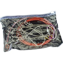 Captain 7688 Balık Kıtkası 2.5mt 5 Karabinalı Kıtka Seti