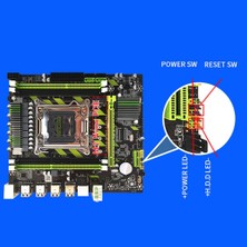 Kigiwaa X79 Anakart Seti LGA2011 4xddr3 Dımm Reg Ecc Ram Pcıe X16 Sata3.0 Usb2.0 Anakart E5-2620 Cpu 2X4G Ddr3 Ram (Yurt Dışından)