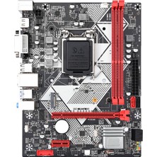 Kigiwaa B75-H Masaüstü Bilgisayar Anakartı LGA1155 Usb3.0 Desteği 16 Gb'a Kadar Ddr3 Ram Yuvaları PCL-E3.016X Gigabit Lan Kartı (Yurt Dışından)