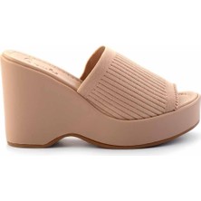 Bambi Nude Triko   Kadın Terlik K04688600082