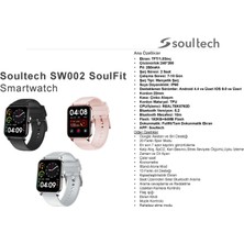 Soultech Soulfit SW002G Sesli Görüşme Destekli (Ios/android) Akıllı Saat Gümüş