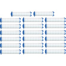 Kigiwaa Sert Su Için 20PCS Yedek Duş Filtresi - Klor ve Florürü Gidermek Için Yüksek Çıkışlı Duş Suyu Filtresi (Yurt Dışından)