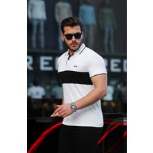 3A Moda Erkek Pamuk Serin Tutan Dar Kesim Polo Yaka T-Shirt