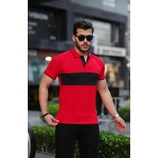 3A Moda Erkek Pamuk Serin Tutan Dar Kesim Polo Yaka T-Shirt