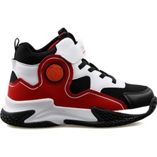 Pepino FY24 1656 Sıyah Beyaz Kırmızı Çocuk Basketbol Ayakkabısı FY24-1656-SIYAH-BEYAZ-KIRMIZI Renkli