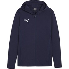 Puma Teamfinal Casuals Hooded Erkek Futbol Ceketi 65852806 Lacivert