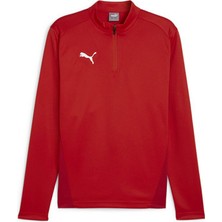 Puma Teamgoal Training 1/4 Zıp Top Erkek Futbol Antrenman Sweatshirts 65862901 Kırmızı