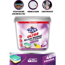 Zipy Bulaşık Makinası Tablet Deterjan Ekonomik 40 Yıkama Bulaşık Deterjanı Ultra Tablet