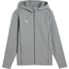 Puma Teamfinal Casuals Hooded Erkek Futbol Ceketi 65852833 Gri