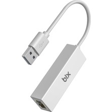 Bix ADP-10 USB 2.0 to Rj45 100Mbps Ethernet Dönüştürücü Adaptör