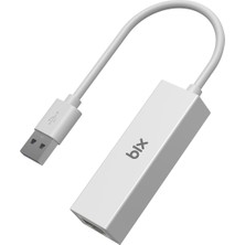 Bix ADP-10 USB 2.0 to Rj45 100Mbps Ethernet Dönüştürücü Adaptör