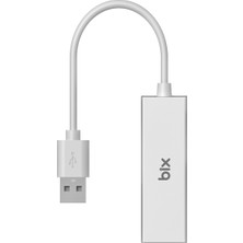 Bix ADP-10 USB 2.0 to Rj45 100Mbps Ethernet Dönüştürücü Adaptör