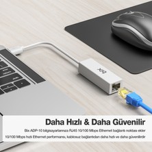 Bix ADP-10 USB 2.0 to Rj45 100Mbps Ethernet Dönüştürücü Adaptör