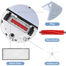 Kigiwaa Hepa Filtre Paspas Bezi S7 T7S T7S Artı Ana Yan Fırça Robotlu Süpürge Aksesuarları Yedek Parça (Yurt Dışından)