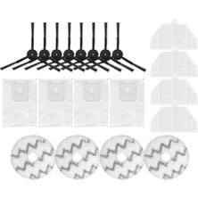 Kigiwaa Hepa Filtre Yan Fırça Paspas Bezi Bez Toz Torbası Değiştirme Eva SDJ06RM Elektrikli Süpürge Yedek Aksesuarları (Yurt Dışından)