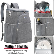 Yuying Shop Mavi Stil Soğutucu Sırt Çantaları Yalıtımlı Çanta Açık Termal Plaj Spor Yürüyüş Sırt Çantası Gezisi Öğle Yemeği Seyahat Buzdolabı Kılıfı Çanta (Yurt Dışından)